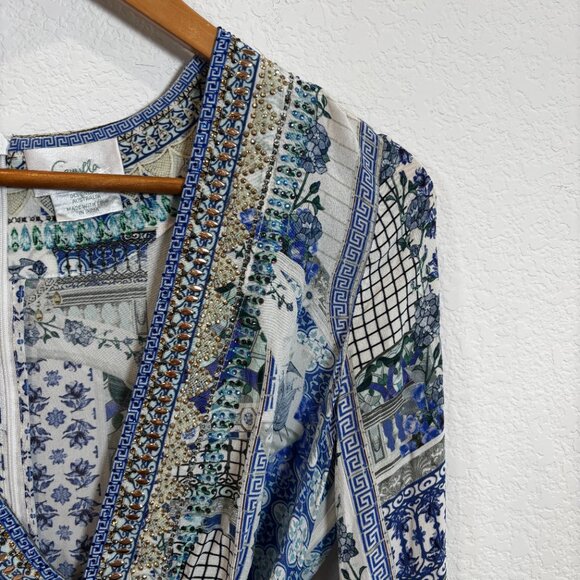 Camilla Low V-Neck Playsuit Salvador Summer Medium - Picture 5 of 7